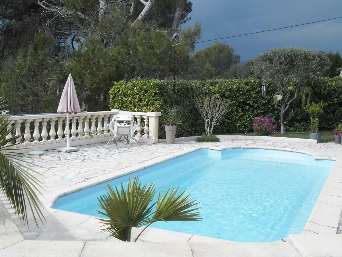 Charmante Villa A 15 Min De Nice Avec Piscine Blausasc Exterior photo